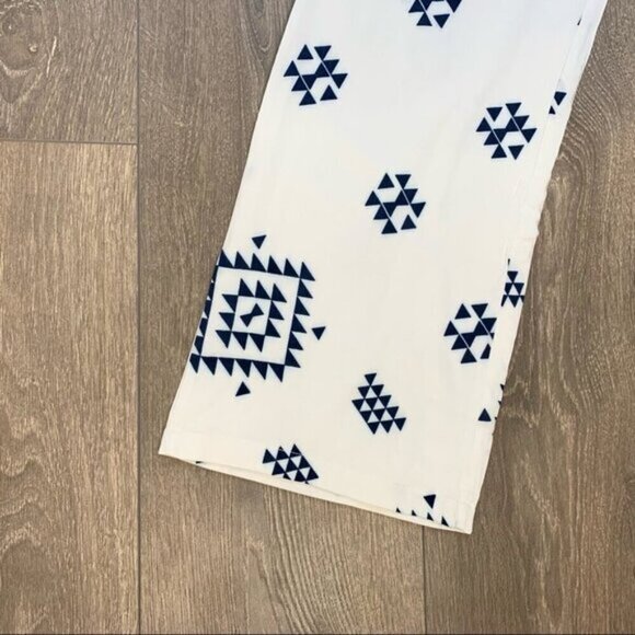 Revolve Plush Soleil Pants Straight Leg High Waisted Southwestern Print Medium - Picture 9 of 15